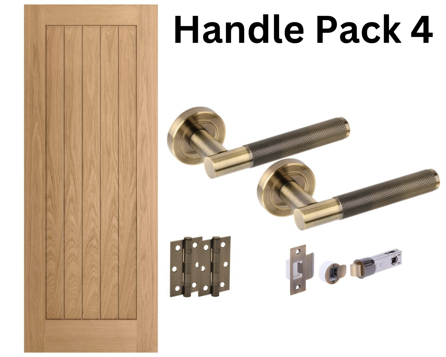 L Baxters Solid Oak Core Internal Door (Including Fitting)