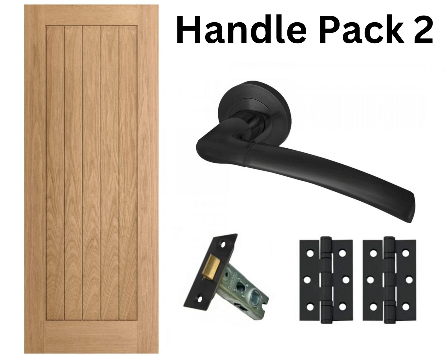 L Baxters Solid Oak Core Internal Fire Door (Including Fitting)